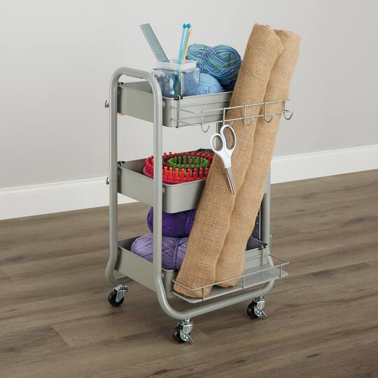 Gramercy Rolling Cart by Simply Tidy™ Carts & Drawer Units Michaels